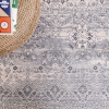 Mango Sevilla 80 x 150 cm Cotton Decorative Carpet - Grey / Stone / Beige