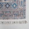 Mango Betta 120 x 180 cm Cotton Decorative Carpet - Blue / Cream / Grey / Dark Grey