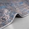Mango Betta 160 x 230 cm Cotton Decorative Carpet - Blue / Cream / Grey / Dark Grey