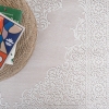 Mango Sarbia 80 x 150 cm Cotton Decorative Carpet - Cream / Beige
