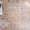 Mango Ancient 120 x 180 cm Cotton Decorative Carpet - Mustard / Terracotta / Cream