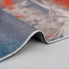 Mango Artin 80 x 150 cm Cotton Decorative Carpet - Indigo / Cream / Mink / Fuchsia