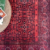 Mango Rouge 80 x 150 cm Cotton Decorative Carpet - Red / Black / Cream