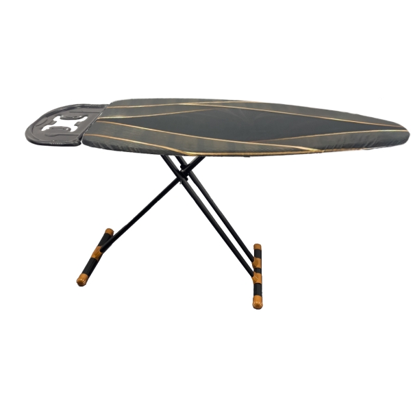 Whale Ironing Board 125 x 44 cm - Black / Gold