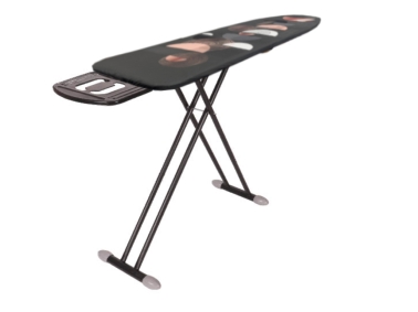 Poppy Ironing Board 110 x 33 cm - Black / Dark Pink / White