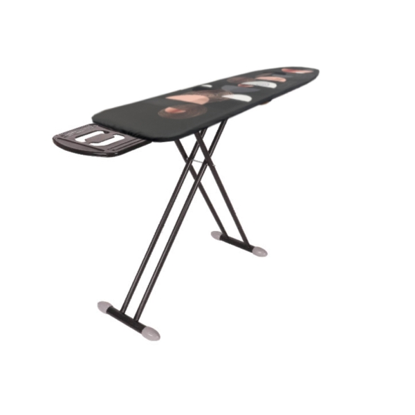 Poppy Ironing Board 110 x 33 cm - Black / Dark Pink / White