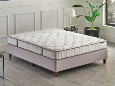 Penta-Z Pro 90 x 200 x 23 cm Pocket Spring Series Single Mattress - Off White / Brown