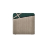 Lupo Headboard 120 cm - Beige / Dark Green