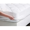 Superwashed Wool Single Fitted Mattress Protector 100 x 200 cm - White
