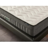 Spinal Support 180 x 200 x 25 cm Bamboo Pocket Spring Series Double Mattress - White / Black