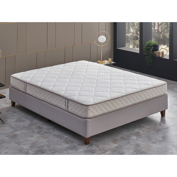 Penta-Z 120 x 200 x 21 cm Pocket Spring Series Double Mattress - Off White / Brown