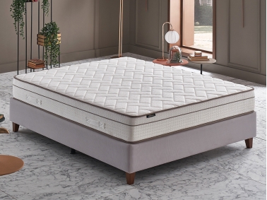 Harmony 100 x 200 x 26 cm Pocket Spring Series Single Mattress - White / Brown