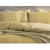 5 Pieces Mimosa Double Duvet Cover Set With Blanket 200 x 220 cm - Saffron