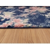 Amsterdam Rosy 80 x 150 Cm Zymta Winter Carpet - Navy Blue / Green / Pink