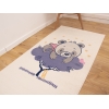 Amsterdam Baby Bear 80 x 150 Cm Zymta Kids Winter Carpet - Off white / Grey / Navy Blue