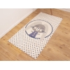 Amsterdam Rabbit 80 x 150 Cm Zymta Kids Winter Carpet - White / Navy Blue / Grey