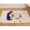 Amsterdam Bear Stars 80 x 150 Cm Zymta Kids Winter Carpet - Off white / Indigo / Mustard