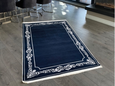 Mosta Carpet Design Decorative Chains 160 x 230 cm - Black / White