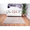 Paris Grid Zymta Winter Carpet 160 x 230 Cm - Light Grey / Cream