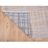 Paris Grid Zymta Winter Carpet 160 x 230 Cm - Light Grey / Cream