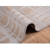 Paris Grid Zymta Winter Carpet 160 x 230 Cm - Light Grey / Cream