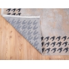 Paris Doom Zymta Winter Carpet 120 x 180 Cm - Cream / Black