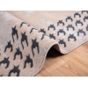 Paris Doom Zymta Winter Carpet 200 x 300 Cm - Cream / Black