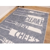 Palermo Carpet Design Decorative Chef Bread 160 x 230 cm - Grey / Dark Grey / Off White