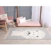 Katy Lion 150 x 230 cm Zymta Winter Carpet - Cream / Grey