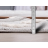 Katy Rabbit 60 x 60 cm Round Zymta Winter Carpet - Cream / Grey