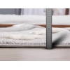 Katy Space Rocket 100 x 100 cm Round Zymta Winter Carpet - Cream / Grey