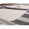 Katy Bear 100 x 100 cm Round Zymta Winter Carpet - Anthracite / Grey