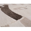 Katy Bear 100 x 100 cm Round Zymta Winter Carpet - Cream / Beige