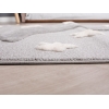 Katy Good Night 60 x 60 cm Round Zymta Winter Carpet - Cream / Grey