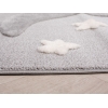 Katy Good Night 100 x 100 cm Round Zymta Winter Carpet - Cream / Grey