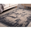 Paris Vichy 120 x 180 cm Zymta Winter Carpet - Cream / Grey