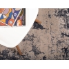 Paris Vichy 120 x 180 cm Zymta Winter Carpet - Cream / Grey