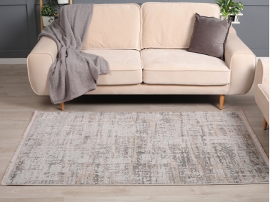 Paris Terry 300 x 400 cm Zymta Winter Carpet - Cream / Grey