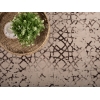 Paris Circles 120 x 180 cm Zymta Winter Carpet - Dark Beige / Brown