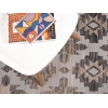 Paris Hermosa 160 x 230 cm Zymta Winter Carpet - Beige / Grey