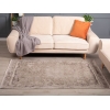 Paris Vicky 120 x 180 cm Zymta Winter Carpet - Dark Beige / Brown