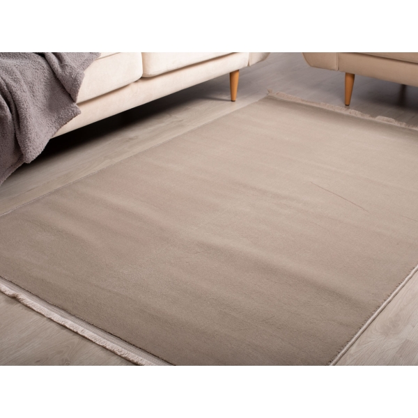 Paris Plain 80 x 150 cm Zymta Winter Carpet - Beige