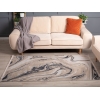Paris Blended 160 x 230 cm Zymta Winter Carpet - Beige / Grey
