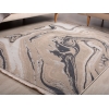 Paris Blended 160 x 230 cm Zymta Winter Carpet - Beige / Grey