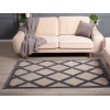 Paris Lozenges 200 x 290 cm Zymta Winter Carpet - Beige / Grey