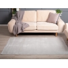 Paris Plain 120 x 180 cm Zymta Winter Carpet - Light Grey