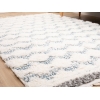 Barcelona Nelly 150 x 230 cm Zymta Winter Carpet - Cream / Petrol Blue