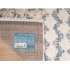 Barcelona Nelly 80 x 150 cm Zymta Winter Carpet - Cream / Petrol Blue