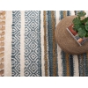 Barcelona Pinata 150 x 230 cm Zymta Winter Carpet - Blue / Cream