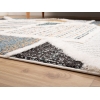Barcelona Fiona 100 x 100 cm Round Zymta Winter Carpet - Blue / Cream